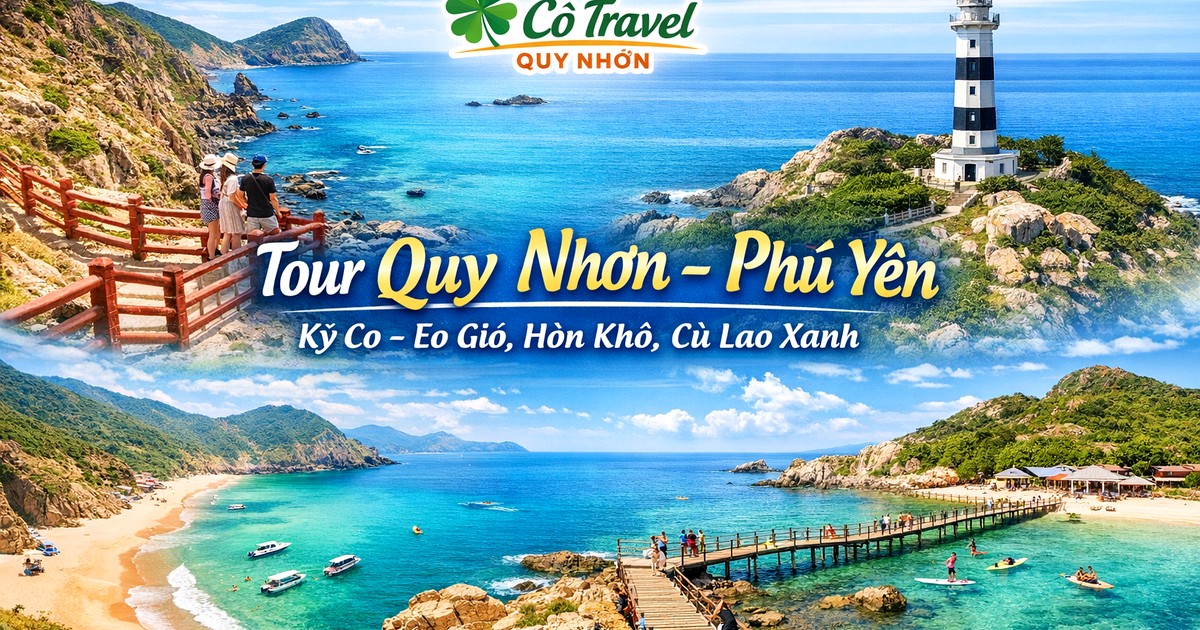 Kỳ Co - Eo Gió - Đồi Điện Gió - Làng Chài Nhơn Lý